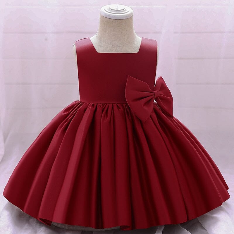 Vestido de Festa Infantil Laço Elegância