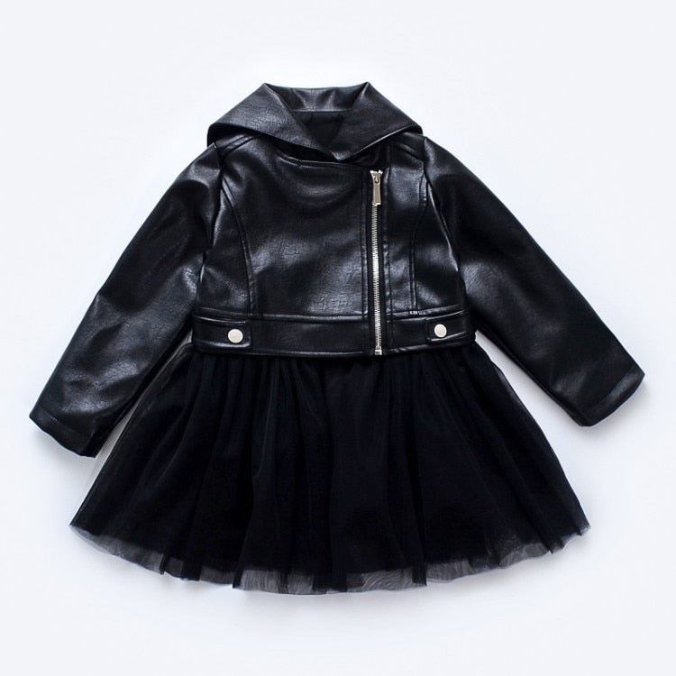 Vestido Infantil Feminino Preto Elegância